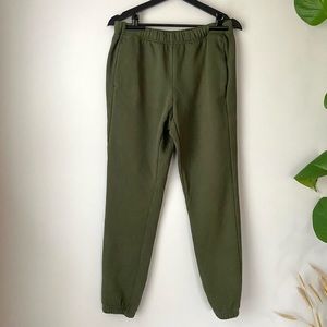 Olive Green Sweatpants Ducks Sporting Goods Brand Women’s Size Small